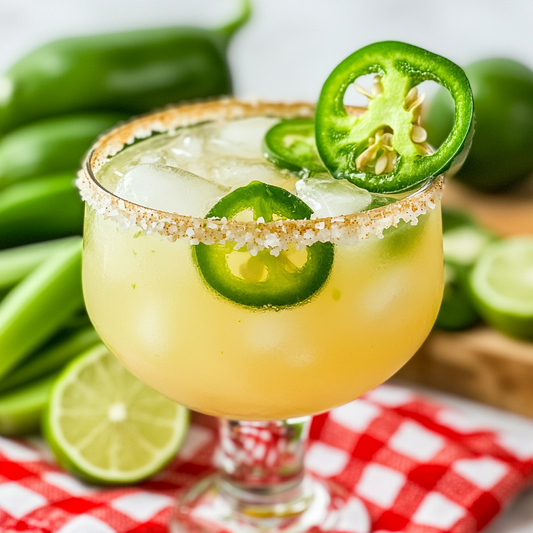 Spicy Jalapeño Non-Alcoholic Margarita Mocktail – Refreshing and Easy