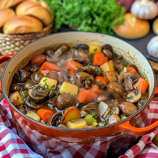 Rich Earthy Mushroom Stew - Hearty Plant-Based Comfort Food