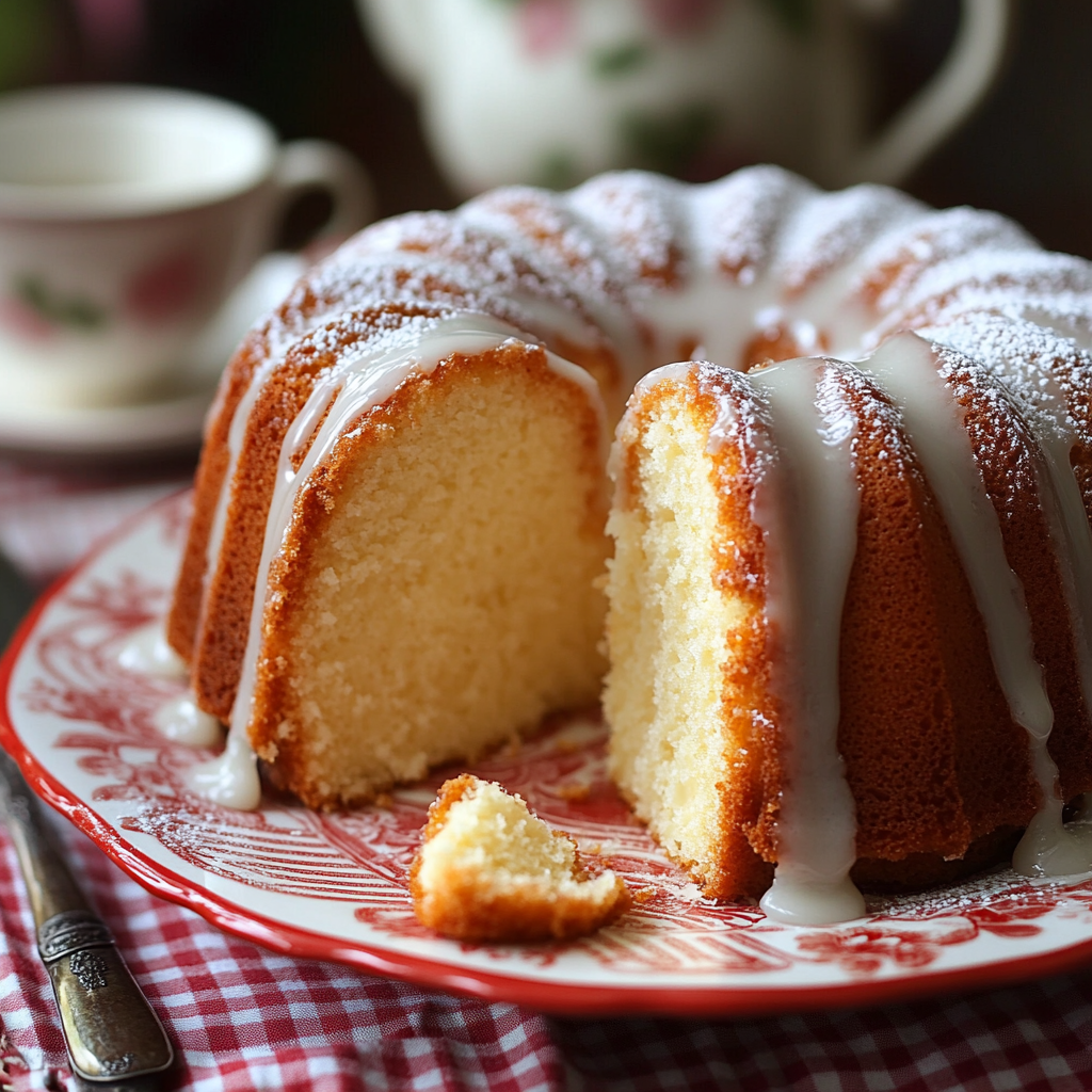 Cream Cheese Sour Cream Cake
