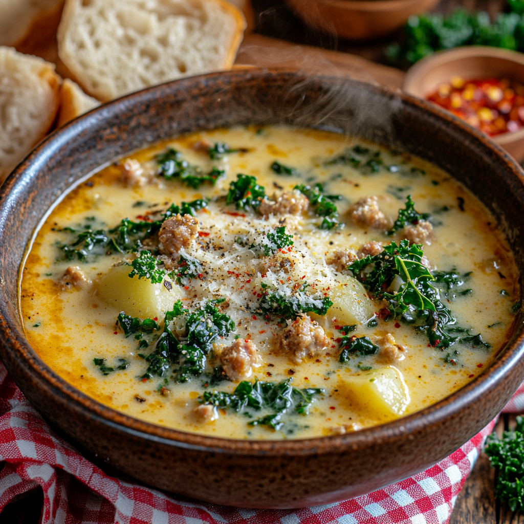 Creamy Parmesan Tuscano Soup
