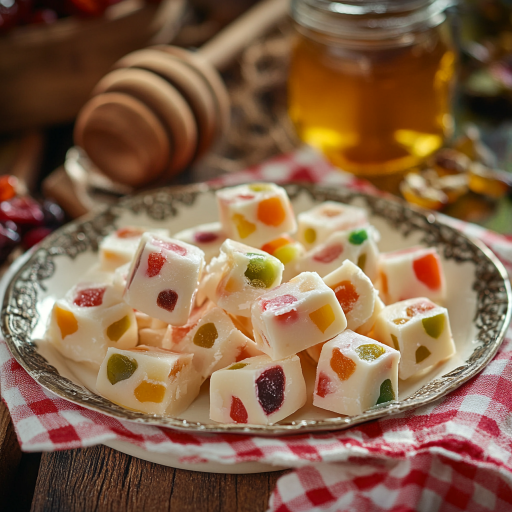 Natural Jelly Nougat Candy Recipe