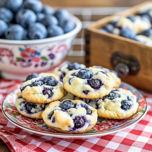 Blueberry Cheesecake Cookies