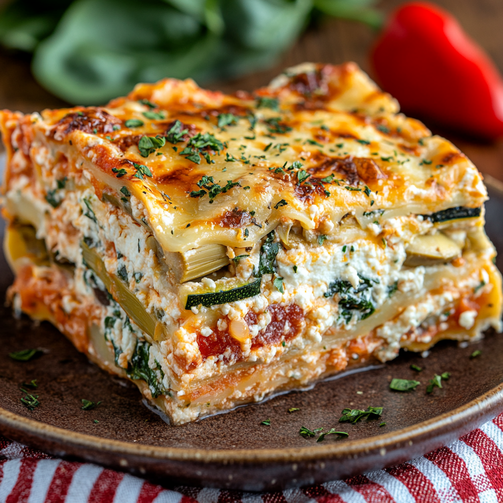 Vegetarian Mediterranean Lasagna