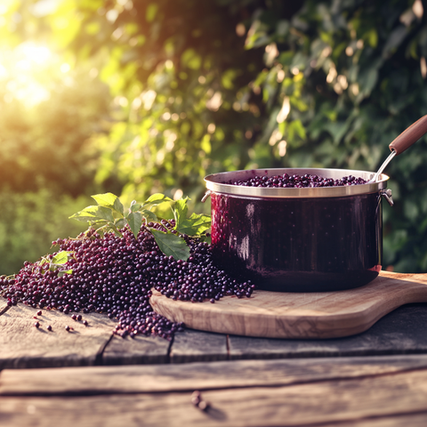 How to Make Elderberry Concentrate