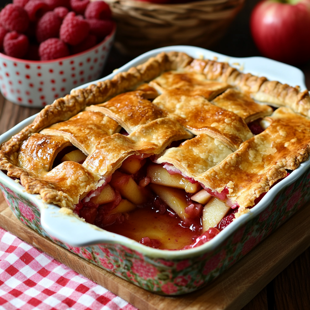 Apple Raspberry Pie Uk Apple Raspberry Slab Pie – Grandmother's Kitchen