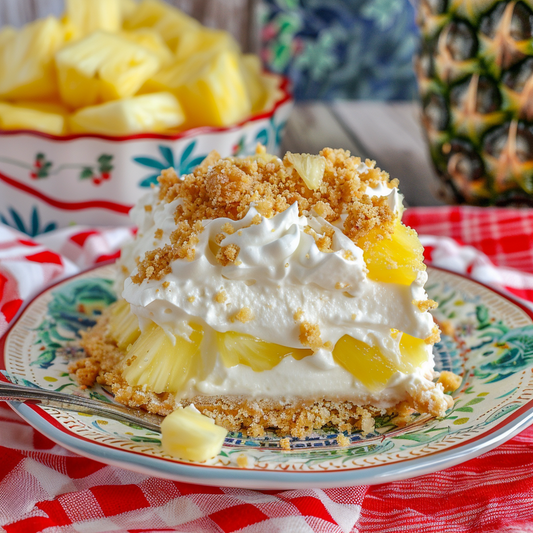 No-Bake Pineapple Dream Dessert – Light, Creamy, and Easy to Make!