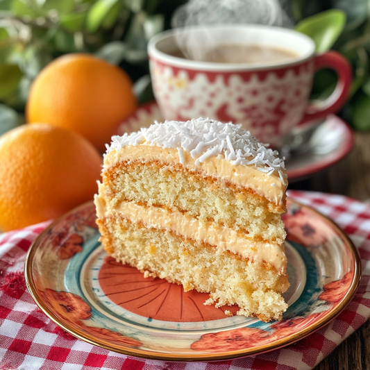 Orange Cake With Orange Buttercream Frosting