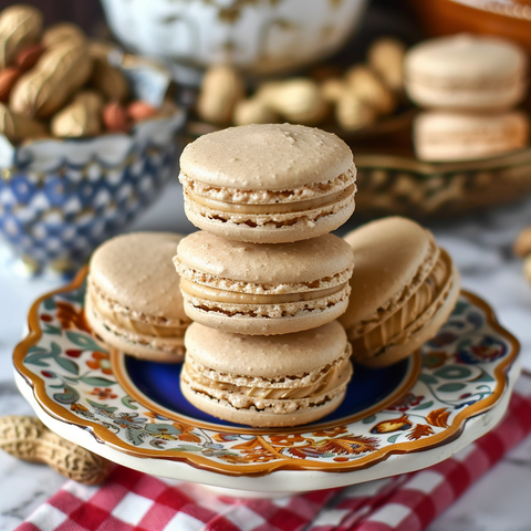 Vegan Peanut Butter Macarons Recipe