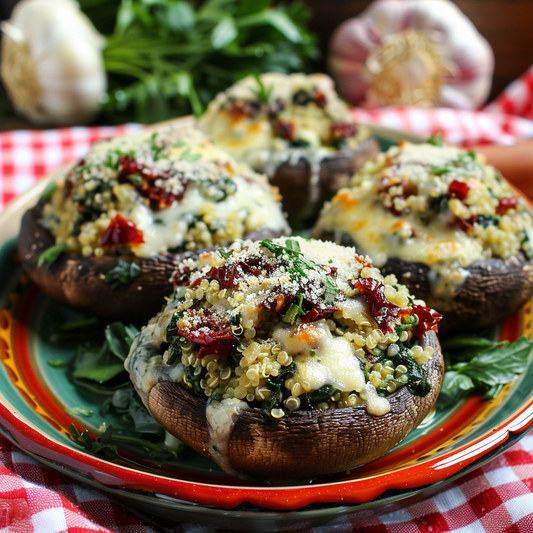 Vegan Stuffed Portabella Mushrooms Recipe
