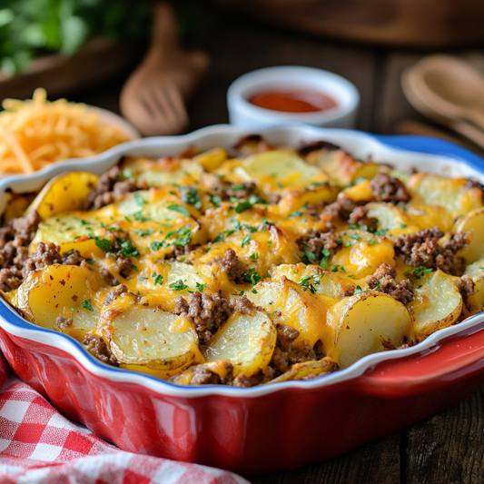 Hamburger and Potato Casserole