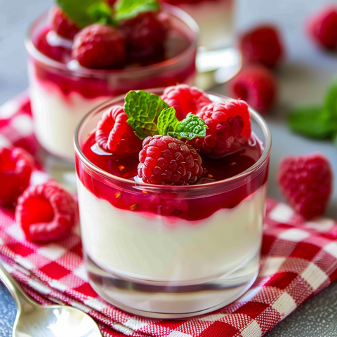 Vegan Raspberry Panna Cotta with No Gelatin – Easy and Delicious