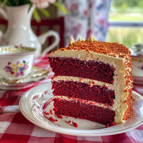 Red Velvet Cake With Natural Coloring – A Stunning 3-Layer Celebration Cake