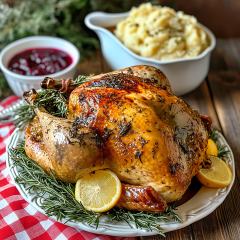 Perfectly Roasted Turkey with Homemade Gravy