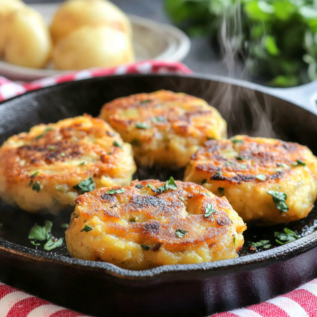 Salmon and Mashed Potato Patties