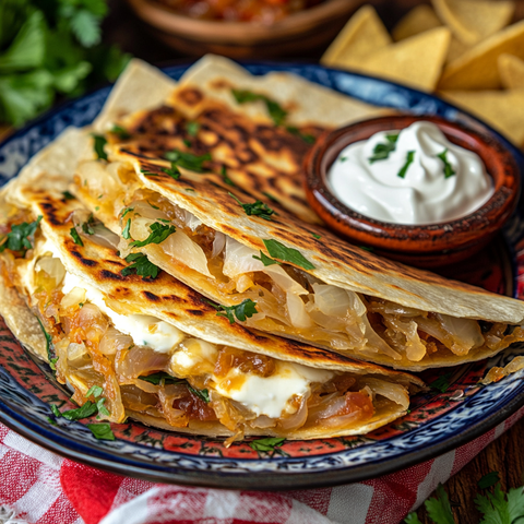 Sauerkraut Quesadillas