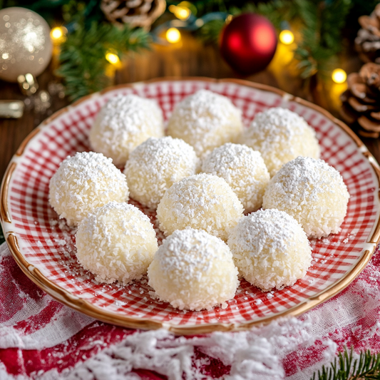 No-Bake Coconut Snowball Cookies