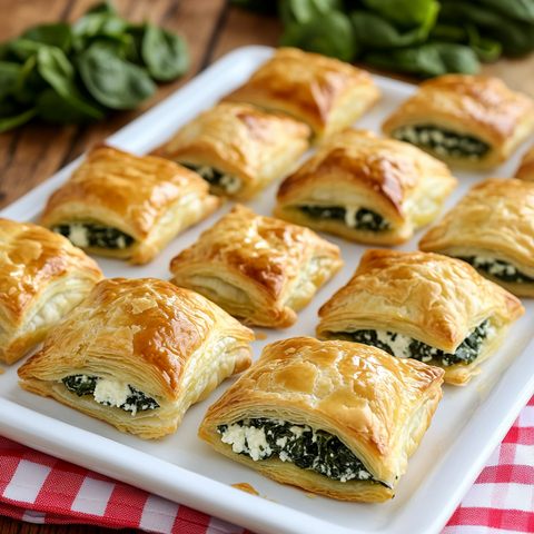 Spinach and Ricotta Puff Pastry Recipe – Easy Appetizer Idea