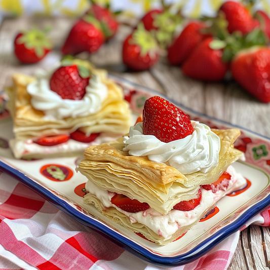 Strawberry Bliss Puff Pastry Recipe – Quick and Easy Dessert