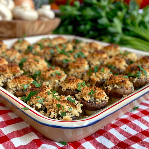 Savory Stuffed Crimini Mushrooms – Juicy, Delicious, and Easy-to-Make