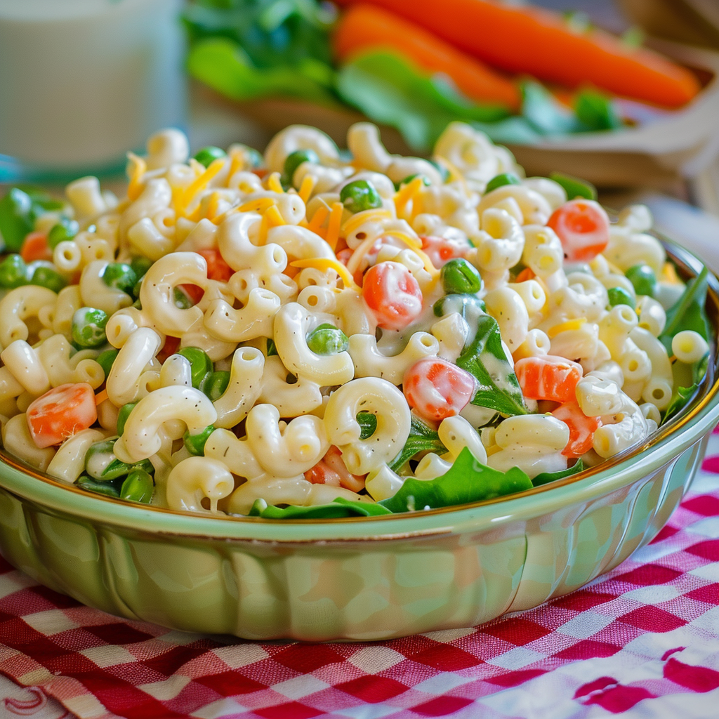 Summer Cold Macaroni Salad Recipe – Grandmother's Kitchen