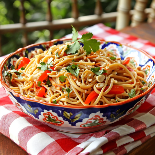 Quick and Tasty Thai Peanut Noodles – A Flavorful Plant-Based Meal