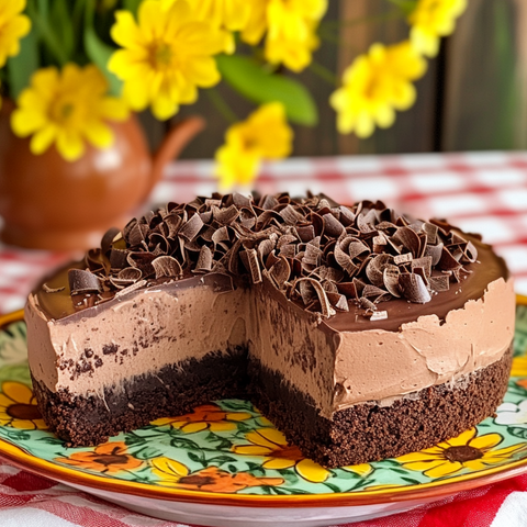 Triple Chocolate Brownie Mousse Cake – Rich and Decadent Chocolate Dessert Recipe