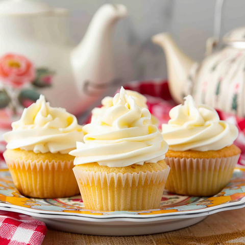 Vegan Vanilla Cupcakes with Fluffy Frosting – Perfect for Parties