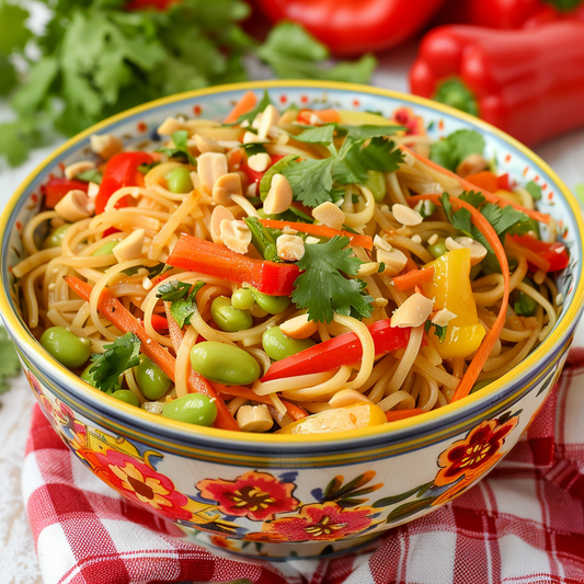 Vegan Thai Peanut Noodle Salad Recipe