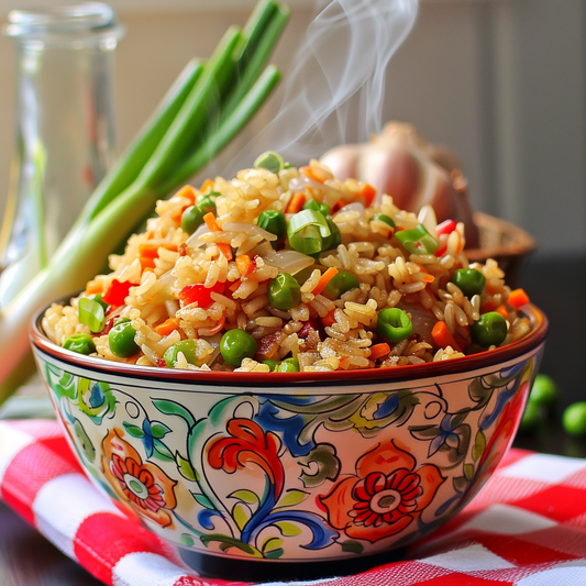 Super Easy Vegetable Fried Rice – A Colorful and Delicious Meal