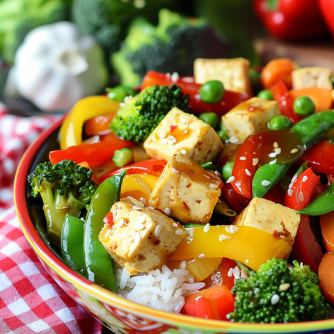 Easy Vegetable Tofu Stir-Fry – A Colorful, Quick Weeknight Meal