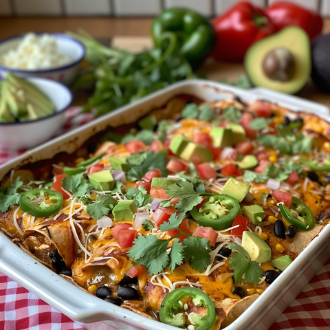 Vegetarian Enchilada Casserole – A Hearty Meatless Mexican Dish