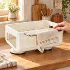 Airy Draining Sink Rack use: Airy Draining Sink Rack — a suitable use routine