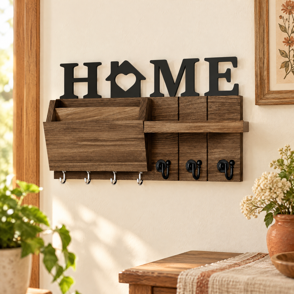 Arrival Home Key Rack hero: Arrival’s exact mail slots and attached hook arrangement