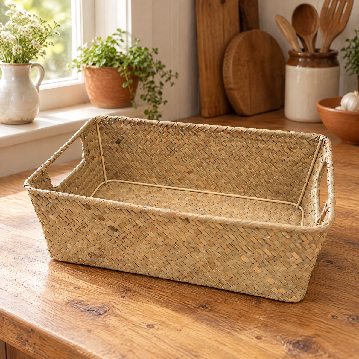 Basket Woven Bread Basket — the exact physical details