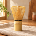Bloom Bamboo Matcha Whisk hero: Bloom Bamboo Matcha Whisk: whole bamboo chasen whisk