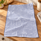 Bluebell Plaid Tea Towel hero: Bluebell’s exact selected simple blue plaid