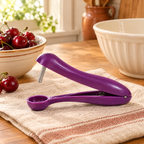Cherry Purple Hand Pitter story: Cherry Purple Hand Pitter: a cherry batch before the bake