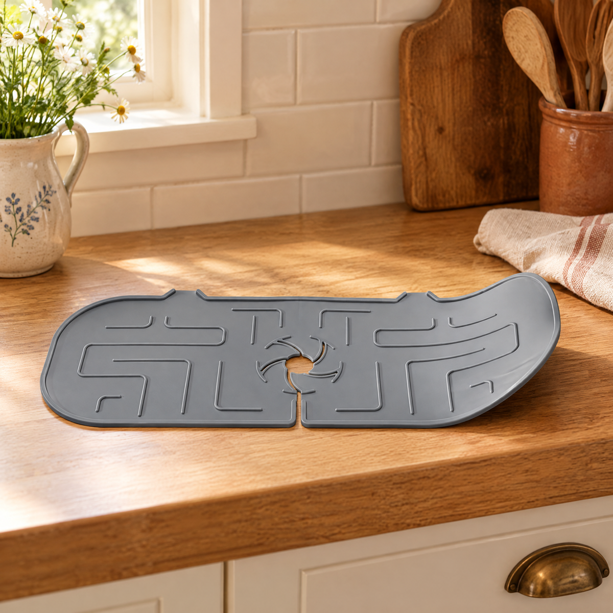 Collar Faucet Drip Mat detail: Collar Faucet Drip Mat — the exact physical details