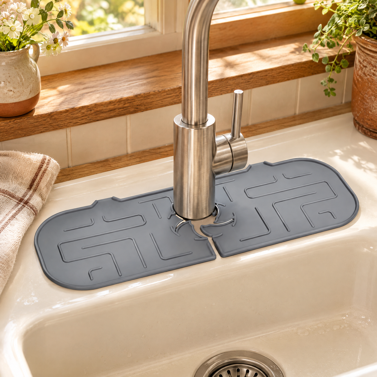 Collar Faucet Drip Mat story: Collar Faucet Drip Mat — the everyday setting