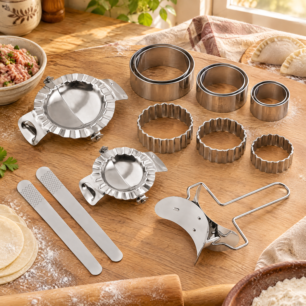 Crimp Dumpling Tool Set story: Crimp Dumpling Tool Set: a hands-on dumpling afternoon