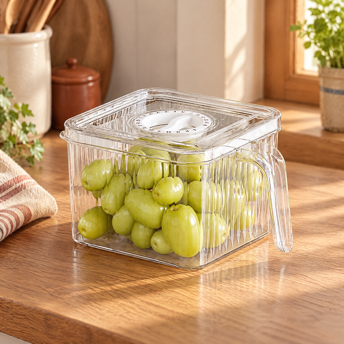 A modest grape portion visible in Crisp