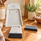 Crumb Mini Dustpan Set hero: Crumb’s exact pan, brush and alternate insert
