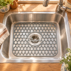 Cushion Open-Lattice Sink Mat story: Cushion Open-Lattice Sink Mat — the everyday setting