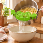 Drain Clip-On Strainer story: Drain Clip-On Strainer: the draining step before supper