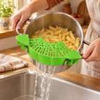 Drain Clip-On Strainer use: Drain Clip-On Strainer: a controlled compatible-pot drain
