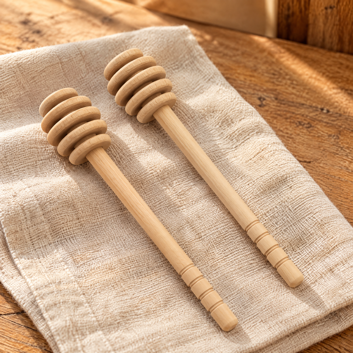 Drizzle Honey Dipper Pair hero: Drizzle Honey Dipper Pair: complete two-dipper pair