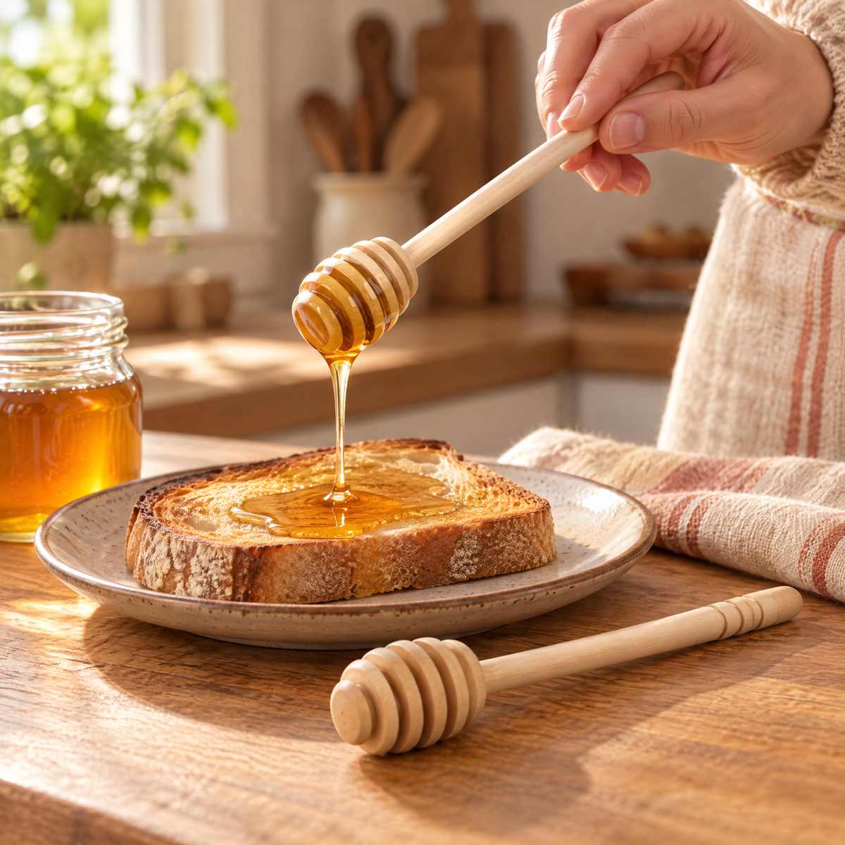 Drizzle Honey Dipper Pair use: Drizzle Honey Dipper Pair: a modest hand-guided honey finish