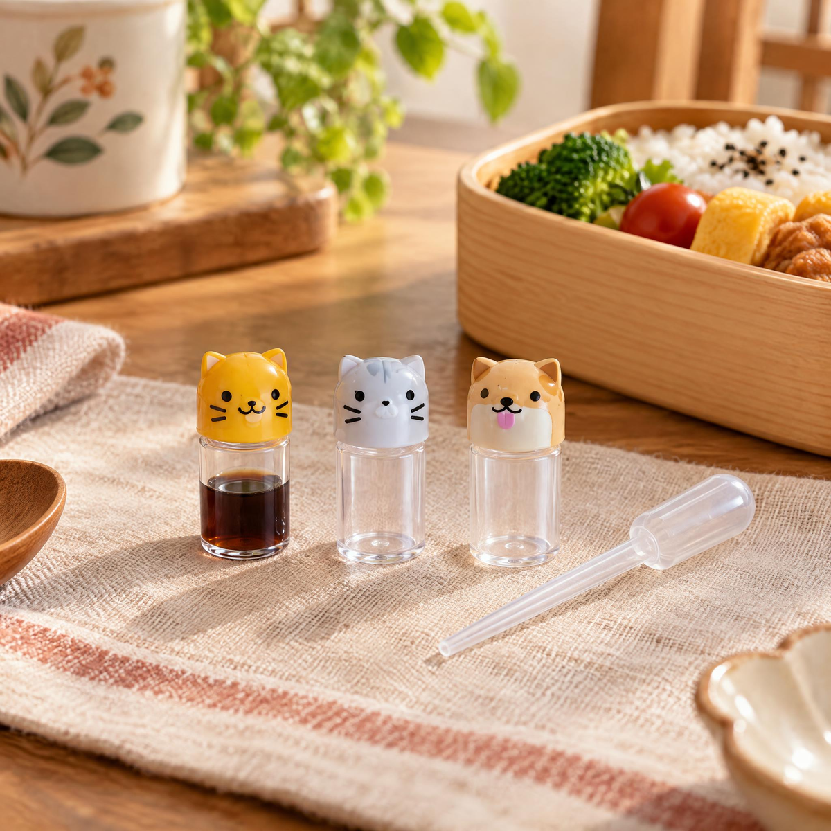 Drop Mini Sauce Bottle Set — the everyday setting