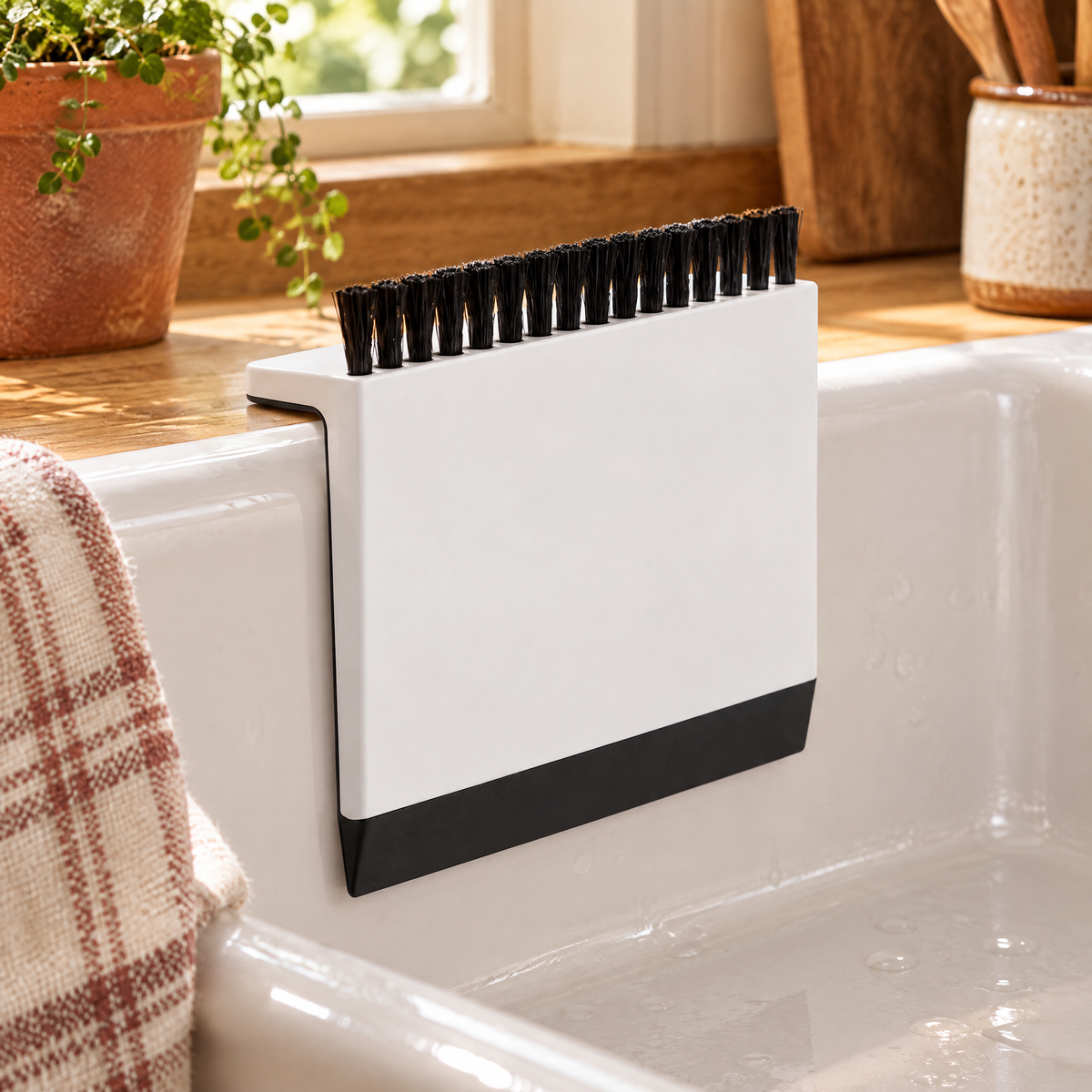 Edge beside a suitable sink rim