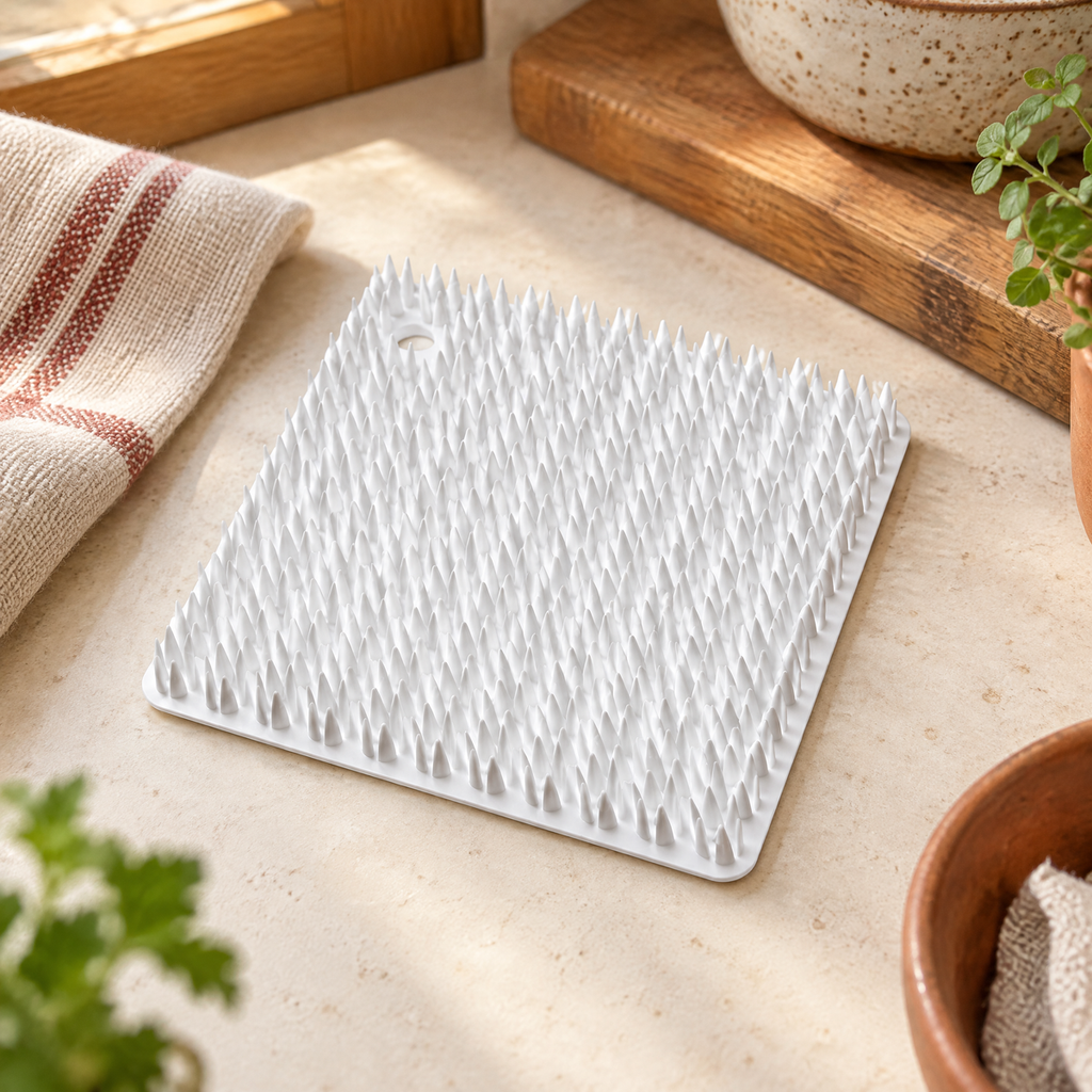 Garden Produce Brush detail: Garden’s real points and thin square base